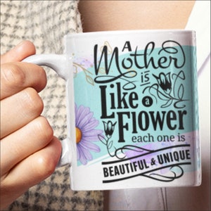 Mother's Day Personalised Coffee Mug - Gift for Mother -  Customisable Photo Mug for Mother's Day Gift - Gift for Mum -