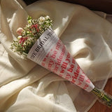 Newspaper Bridesmaid Proposal Bouquet Template, Pink Flower Wrap Bridesmaid Newspaper, Printable Bridesmaid Info Card, Canva Template