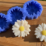 Daisy Silicone Mold for Wax. Flower Silicone Mould.