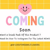 Coming Soon decorative sign with smiling heart and "Soon" text