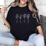 Custom Birth Month Birth Flower Shirt, Gift for Mom, Flower T-Shirt, Perfect Mother's Day Gift, Plant Mama Gift, Cute Flower Shirt