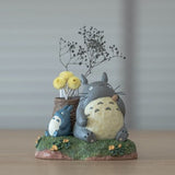 Original Ghibli Totoro Figure/Vase ¥ My Neighbor Totoro Small Figurine/Mini Statue/Home Decor/Interior Diorama ¥ Anime Studio Ghibli Gift