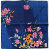Japanese Vintage Handkerchief Lily Kimono Pocket 21