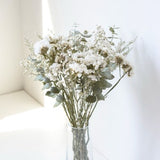 Eucalyptus & Baby's Breath - Dried Flower Bouquet/Arrangement - Home Decor - Wedding Centrepieces