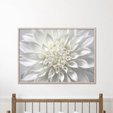 Dahlia print, White Dahlia wall art print, floral macro photography, Floral Wall Decor, Dahlia Flower Poster, neutral flower decor, Digital