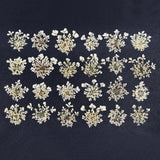 Small Pressed Lacy Flowers for Crafts, Resin, Journals, Scrapbooking, Cardmaking - 24 pcs Dried Natural White Queen Anne's Lace