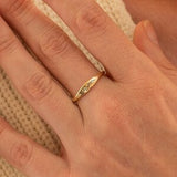 Personalized Birth Flower Ring,Birth Month Ring,Custom Silver Band,Stacking Ring,Mothers Gifts,Birthday Gifts,Christmas Gifts for Her