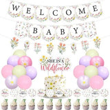 Bloom and Blossom: 'Wild Flower' Baby Shower - Party Kit 10-15 Working Day Delivery