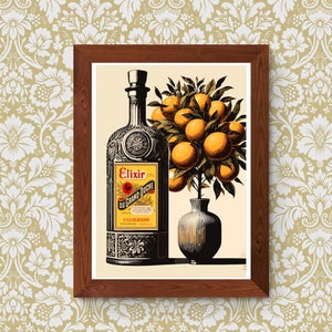 Kitchen Art Print, Botanical Posters and Prints, Wall Art Decor, Gift For Her, Living Room Decor