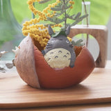Original Ghibli Planter Cover/Pot ¥ My Neighbor Totoro Vase/Holder/Stand/Replica/Interior Decor/Diorama ¥ Anime Ghibli Studio Gift