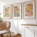 Matisse Flower Wall Art Printable, Matisse Abstract Art Prints, Matisse Flower Market Print, Botanical Wall Art, Exhibition Posters Set of 3