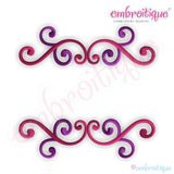 Cooke Font Frame- Instant Email Delivery Download Machine embroidery design