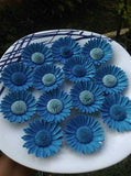 Artificial Blue Flowers Wedding Party Nursery Wall card Decor color flowers Gift Sunflower