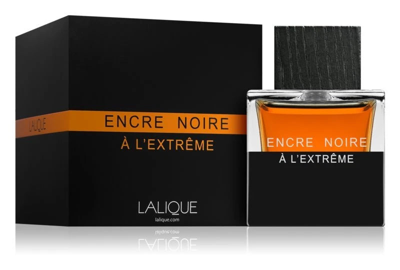 Lalique Encre Noire A L'Extreme Eau de Parfum Men Sensuality Fragrance 100 ml EDP