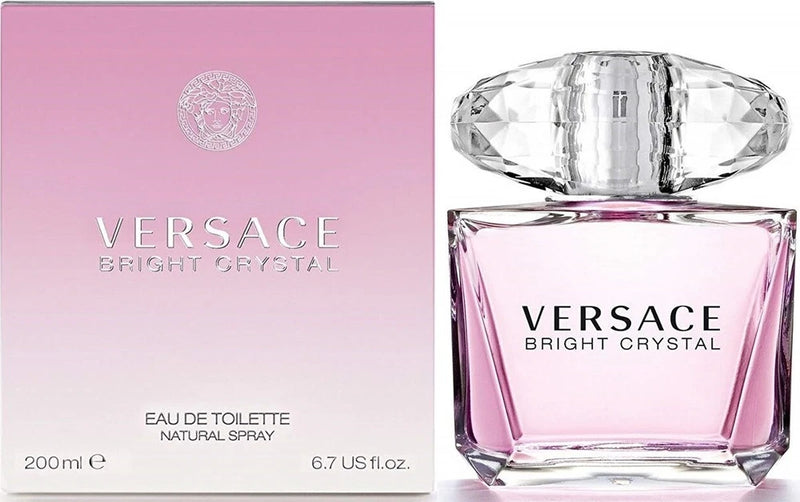 VERSACE BRIGHT CRYSTAL 6.7 FL OZ 200 ML EAU DE TOILETTE BRAND NEW SEALED BOX EDT