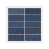 NAVY BLUE Quilting Cotton Fabric: 40) 5" CHARM PACK or 20) 10" LAYER CAKE Flowering Plants