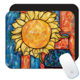 Gift Mousepad : Sunflower Drawing Flower Floral Yellow Decor Sunflower