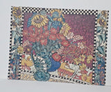 MARY MARK  "SUNFLOWERS"  Embossed Print 30" x 22.75" 1994 35/45 - Signed Sunflower