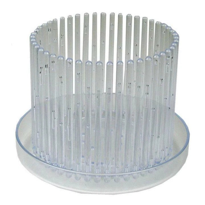 5.25" Crystal Diamond Orchitop Carousel Orchid Pot with Detachable Saucer,Brand New Orchids