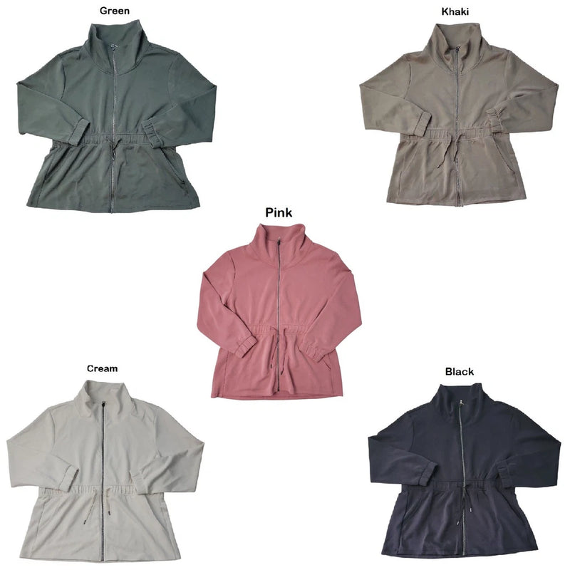 Member's Mark Women's Relaxed Fit Soft Sandwash Jacket Roses