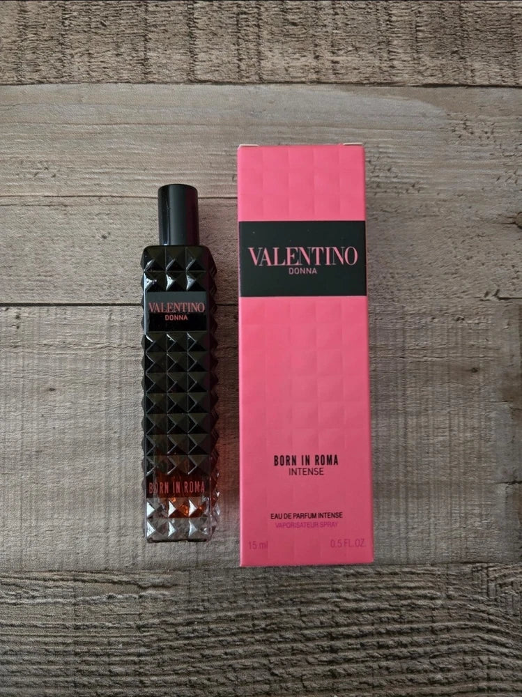 Valentino Donna BORN IN ROMA INTENSE Women Perfume 15ml EDP TRAVEL Size NIB EDP