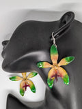 Medium Green Tiger Cattleya Orchid in Resin Orchids