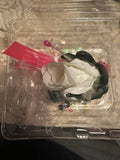 Now & Forever Keepsake Silk White Rose Corsage Boutonniere With Hot Pink Ribbon Bouquet