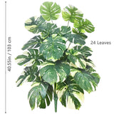 NEW 40-130cm Realistic Artificial Monstera Plant For Inside Outside Decor Green Plant