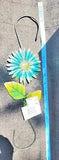 Blue Sunflower metal hanger Garden Outdoor Yard Porch Flower decor Sunflower
