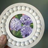 Hydrangea ,flowers,original,miniature Painting,small,mini,framed Hydrangea