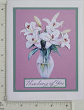 Hand Made Greeting Card, FLOWERS Hydrangea