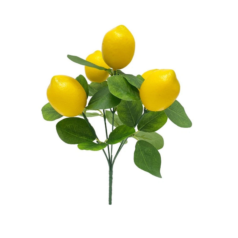 Artificial Lemon Cuttings Decorative Green Plant for Office and Events Green Plant