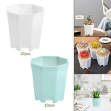 10Pcs Nursery Pots Reusable Seedling Plant Pot for Windowsill Patio Garden Garden Plants