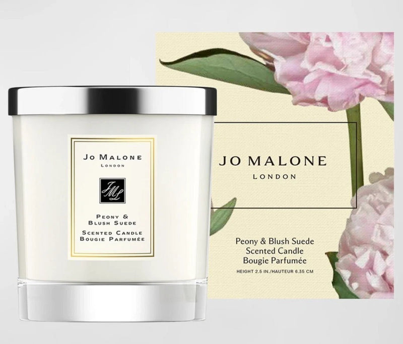 Jo Malone PEONY & BLUSH SUEDE Scented Candle - 200g/7oz - 2.5in NEW Peony