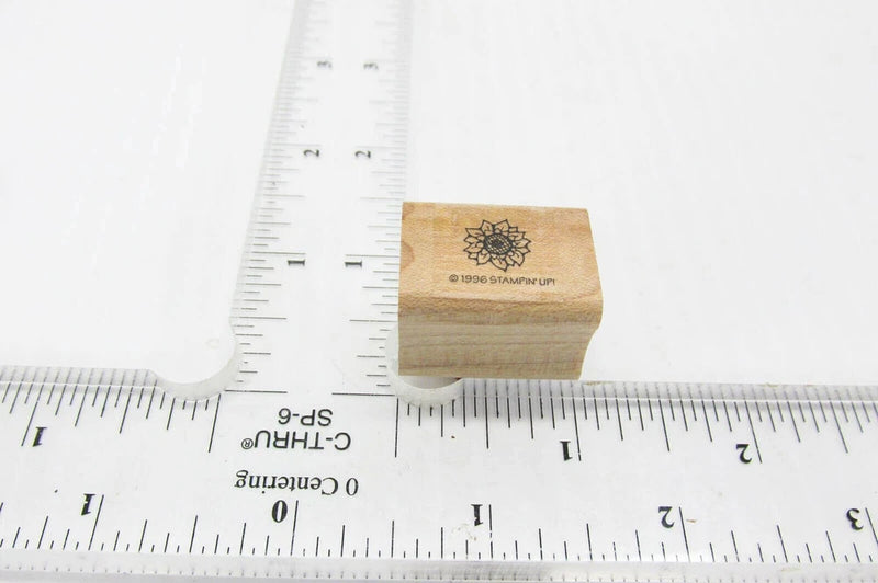 Mini Sunflower Rubber Stamp - Stamp Set F118 Sunflower