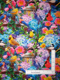 Birds Hydrangea Garden Fabric Flowers Digital Cotton Fabric Studio E By Yard Hydrangea