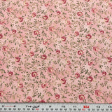 Gossamer Petals by Danhui Nai for SSI Florals on Pink Cotton by the HALF YARD Flowering Plants