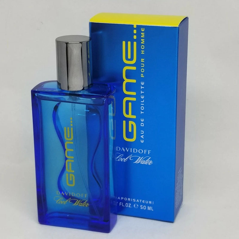 Cool Water Game Davidoff  Men 1.6 /1.7 oz / 50 ml EDT new in Box DISCONTINUED! EDT