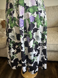 Talbots x Oprah Magazine Hydrangea Fit & Flare Twirl Dress Womens 2 Was  $189 Hydrangea