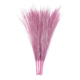 5Pcs Faux Pampas Grass 17.7" Fake Pampas Grass for Wedding Decoration Pink Pampas Grass