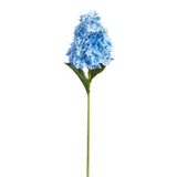 NWT 29" Real Touch Blue Hydrangea Stem, 6" Bloom, Fake Flowers (one) Hydrangea
