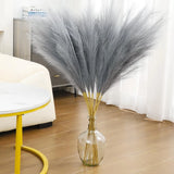 43" Grey Pampas Grass Decor - 8 PCS Faux Pampas Grass Tall Pompas Floral Arra... Pampas Grass