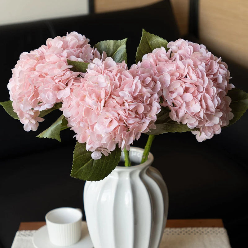3PCS 22 inch Realistic Artificial Hydrangea Large Flowers Artificial Flowers ... Hydrangea