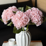 3PCS 22 inch Realistic Artificial Hydrangea Large Flowers Artificial Flowers ... Hydrangea