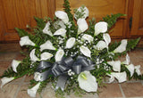 4 Calla Lily Table Centerpieces Silk Flowers Petite Bouquet to Match Altar Arrg Bouquet