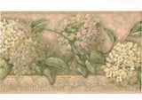 Architectural Molding Pink Beige Hydrangea Flower Floral Wallpaper Border Hydrangea
