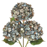 3Pcs Christmas Flowers Artificial Hydrangea Flowers with Stems 23inch Glitter... Hydrangea