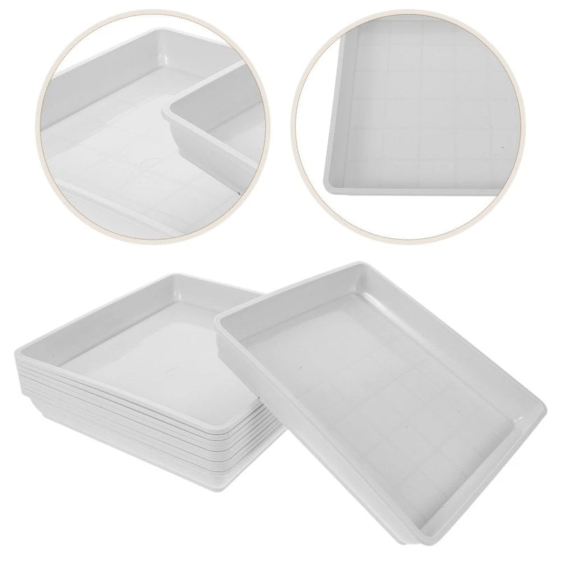 10 Pcs Garden Balcony Plastic Flower Pot Plant Drip Tray Water Catcher Garden Plants