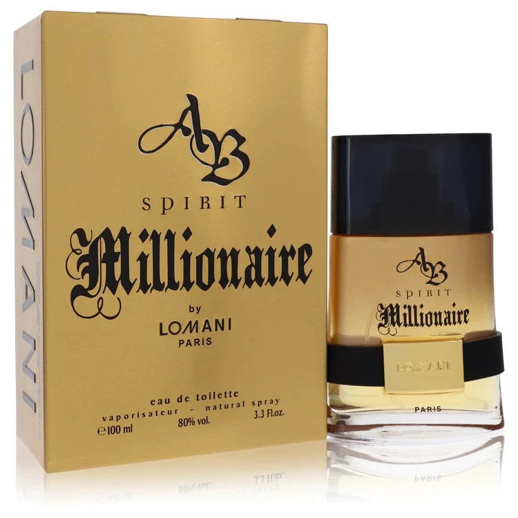 Spirit Millionaire by Lomani Eau De Toilette Spray 3.3 oz for Men EDT
