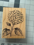 Vintge Stampin' Up! Stippled Hydrangea Stamp - 2001 Hydrangea